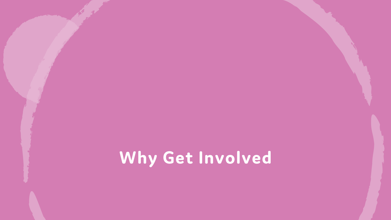 Why Get Involved.