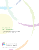 Download Examples of CBPR Partnerships